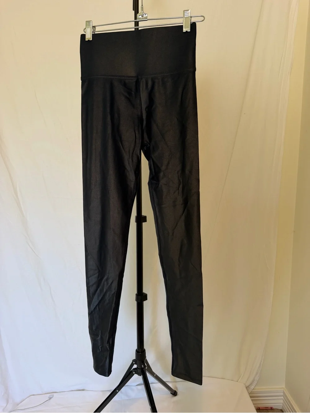 Carbon38 Takara Shine High Rise 7/8 Leggings Black XS Liquid Shine